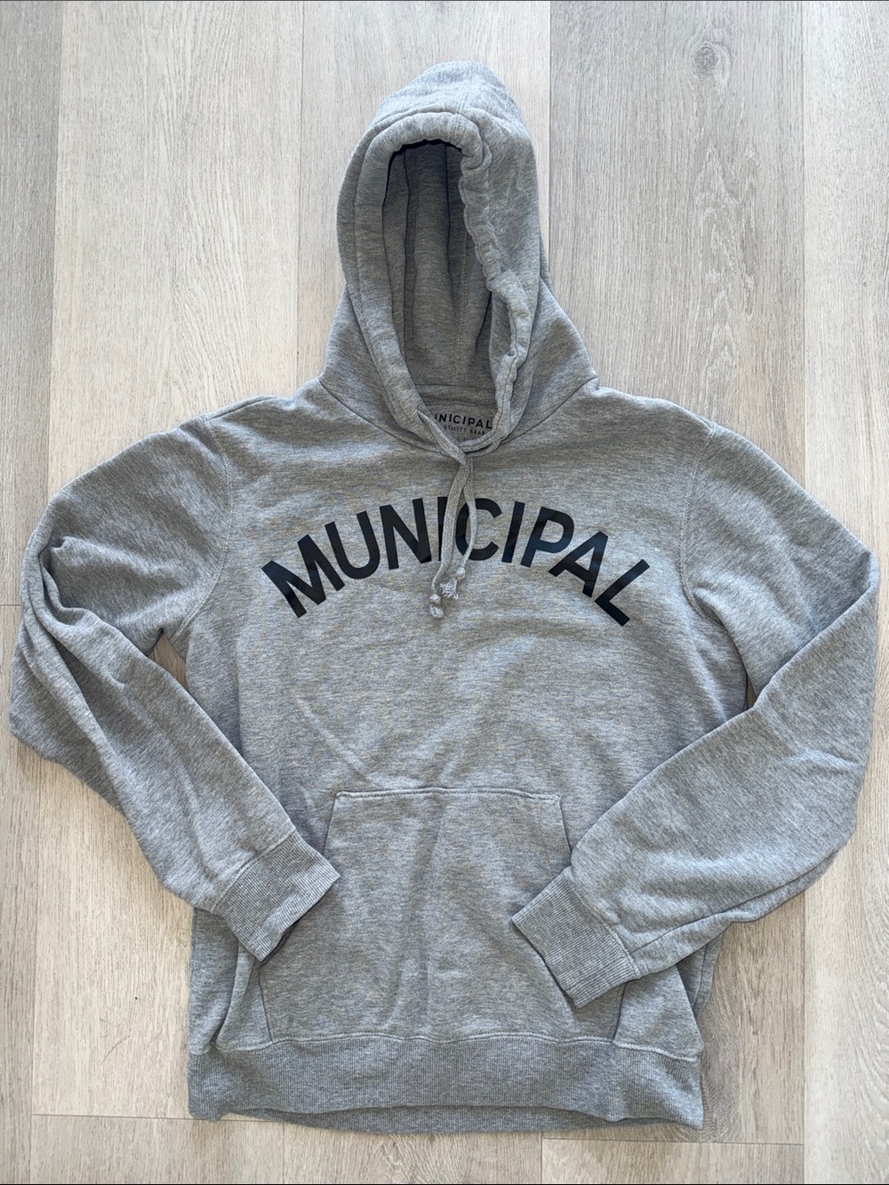 Municipal Gray Pullover Hoodie